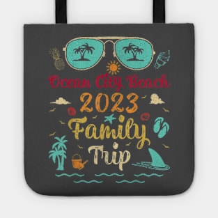 Family Trip 2023 Summer Vacation Maryland Ocean City Beach T-Shirt Tote