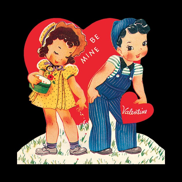 Retro Valentine's Day Heart by MasterpieceCafe