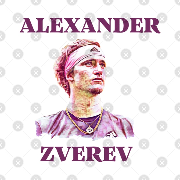 Alexander Zverev by BorodinaAlen