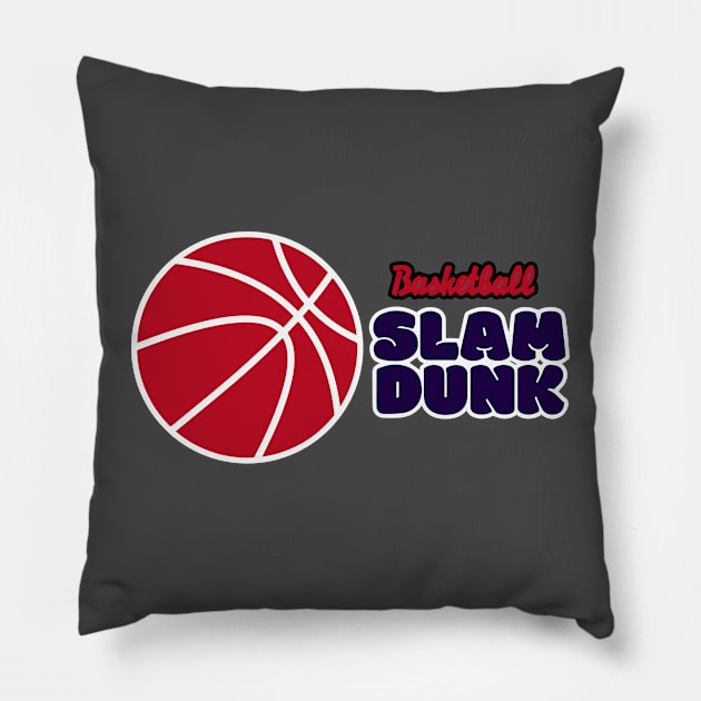 Basketball, Slam Dunk Pillow by Right-Fit27