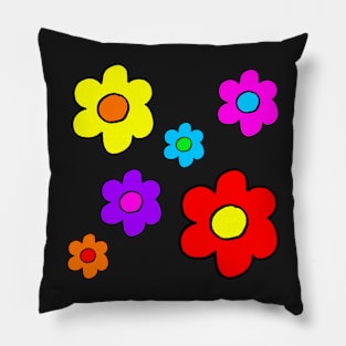 Pop Flowers Pillow