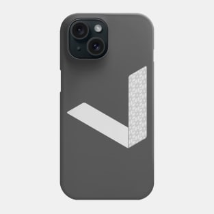 Isometric Alphabet Letter, Letter I Phone Case