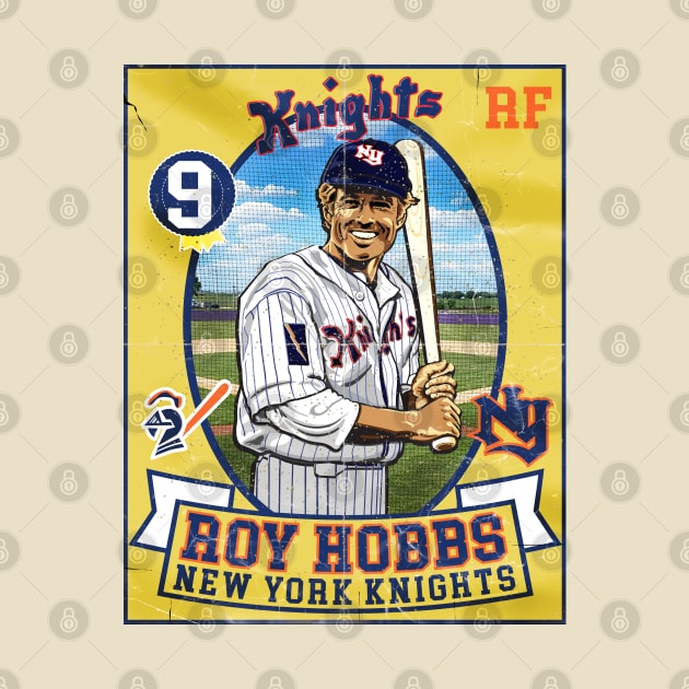 Roy Hobbs Trading Card by Alema Art