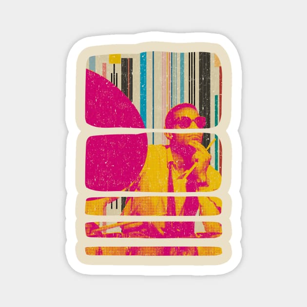 Max Roach Magnet by HAPPY TRIP PRESS