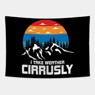 I Take Weather Cirruslay Funny Weather Tapestry