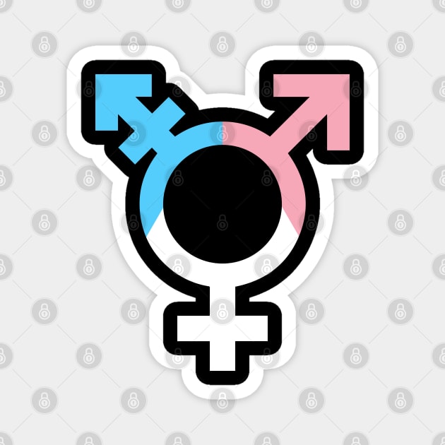 Trans Pride Magnet by Pridish