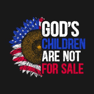 God's Children Are Not For Sale sunflower T-Shirt