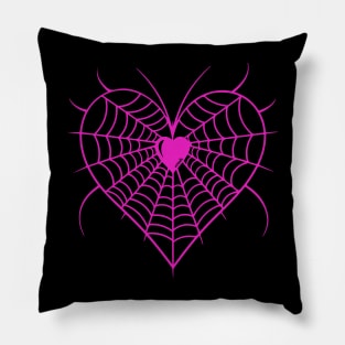 Spider Heart Pillow