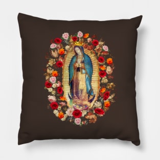 Our Lady of Guadalupe Mexican Virgin Mary Mexico Catholic Saint Pillow