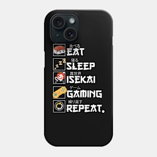 Cool isekai Gaming For Men Women Kids Kawaii Otaku sekai Gamers Tee Phone Case