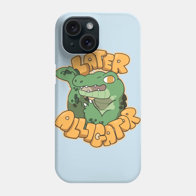 Later Alligator Phone Case by goccart