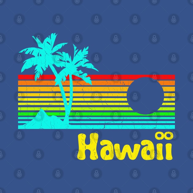 '80s Retro Vintage Hawaii (distressed look) by robotface