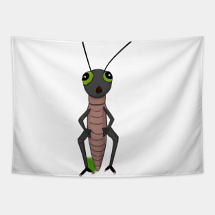 Cute Cricket Drawing Tapestry