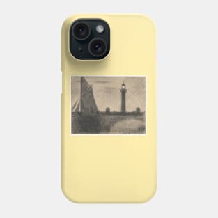 The Lighthouse at Honfleur Phone Case