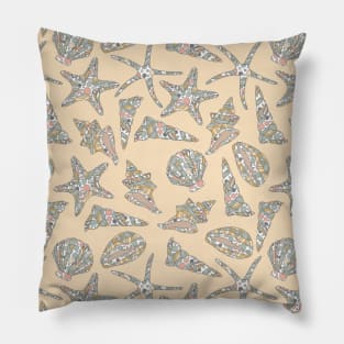 Underwater pattern #2 pastel Pillow