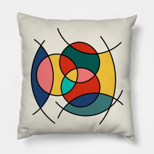 Surreal Shapes (Miro Inspired) Pillow