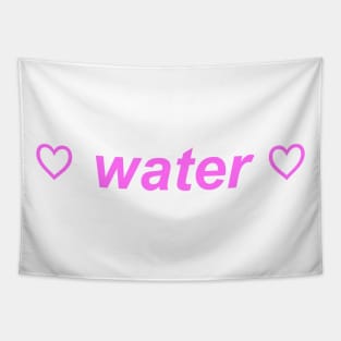 "water" ♡ Y2K slogan Tapestry