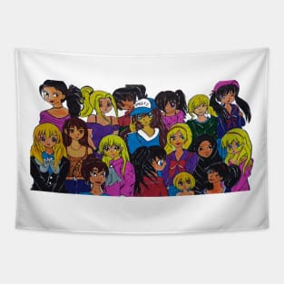 Girl power Tapestry