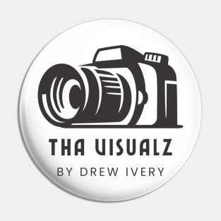 Tha Visualz Original Logo (Grey Alternate) Pin