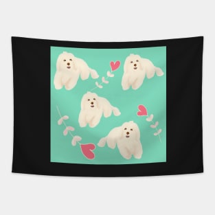 Maltipoo Love Tapestry