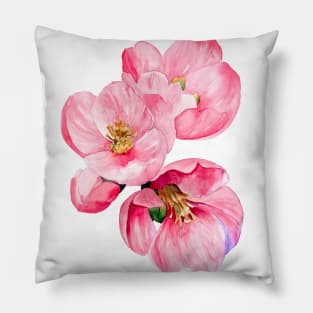 Flowering Quince Pillow