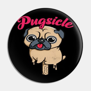 Pugsicle Ice Cream Dog Pin