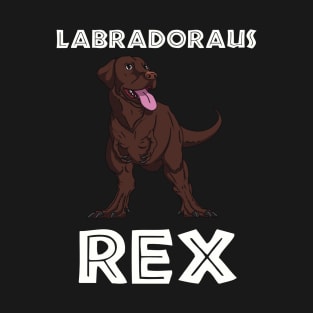 Labrador Dinosaur (white) T-Shirt
