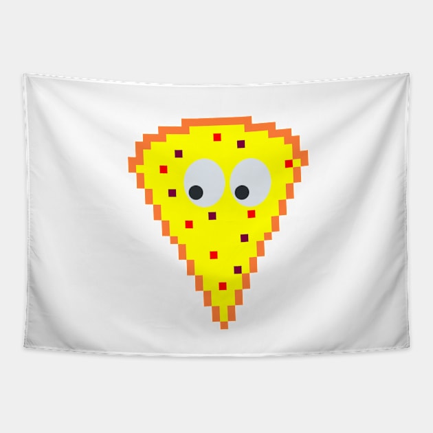 Pizza freak guy Tapestry by MICRO-X