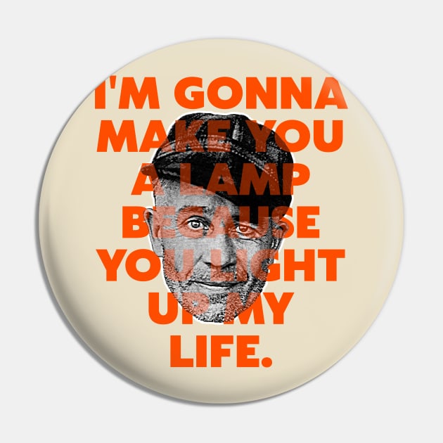 Ed Gein - I Made You A Lamp True Crime Design Pin by darklordpug