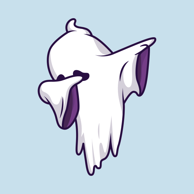 Cute Ghost Dabbing Cartoon by Catalyst Labs