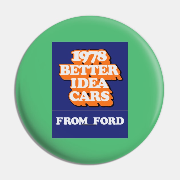 1978 Better Idea Cars from Ford | The Matchbook Covers 003 Pin by Phillumenation