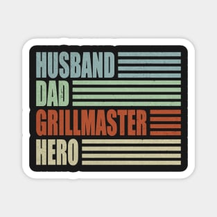 Husband Dad Grillmaster Hero Father's Day Magnet