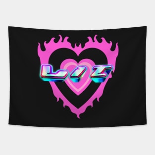 Lit y2k design vaporwave vibe Tapestry