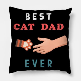 Best cat dad ever - Father vintage cat dad ever gift Pillow