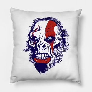 Spartan Monkey Logo Pillow