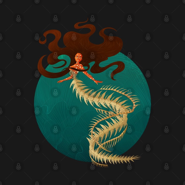 Eel Mermaid by Marta Tesoro