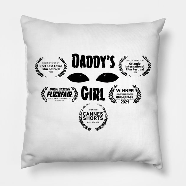 Daddy's Girl with Laurels Pillow by Rodden Reelz