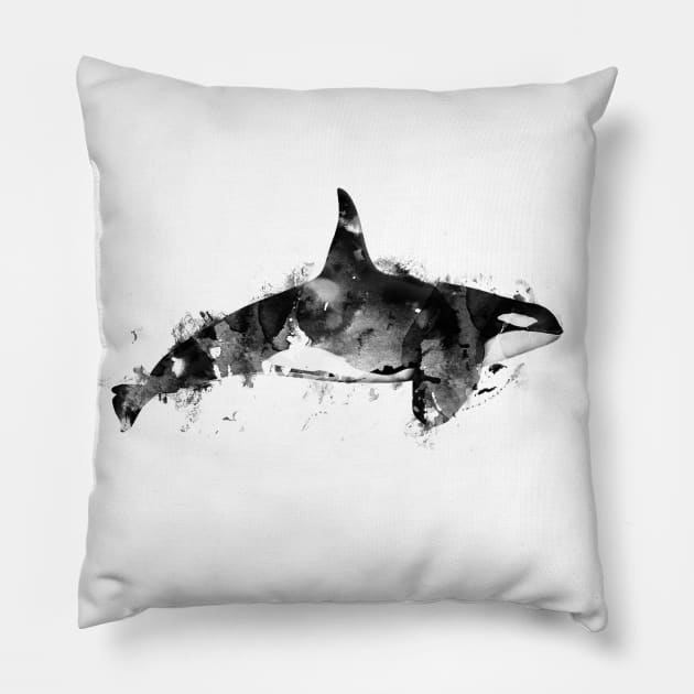 Killer Whale Pillow by ruifaria