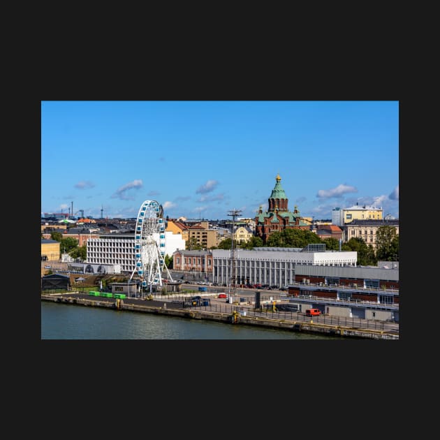 Helsinki city center shot from the sea by lena-maximova