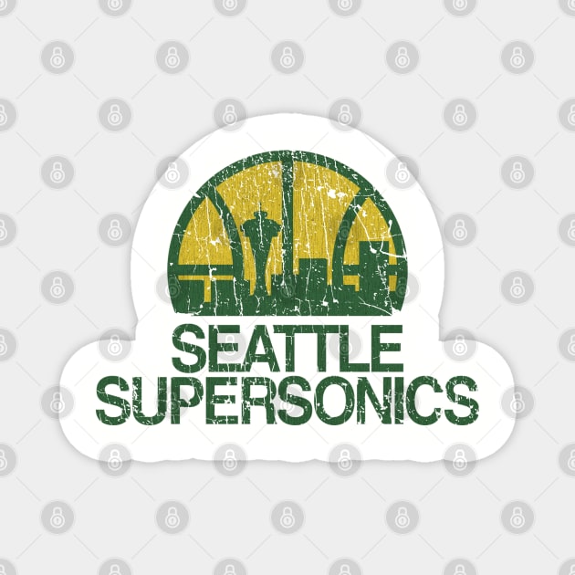 Seattle SuperSonics 1967 Magnet by JCD666