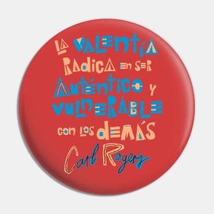 Carl Rogers Quote Pin