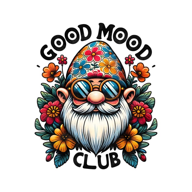 Good Mood Club Cute Gnome by Nessanya