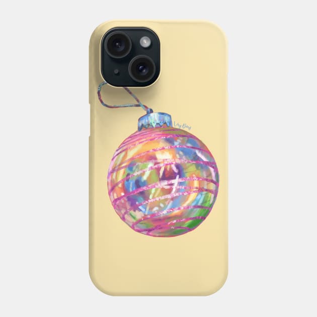 Holographic Holiday Ornament Phone Case by VeryBerry