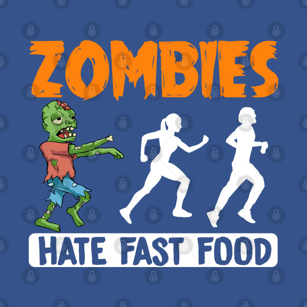 Discover Halloween Zombies Hate Fast Food Costume - Halloween - T-Shirt