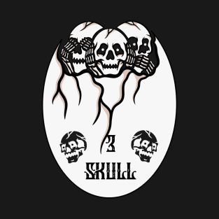 3 skull T-Shirt