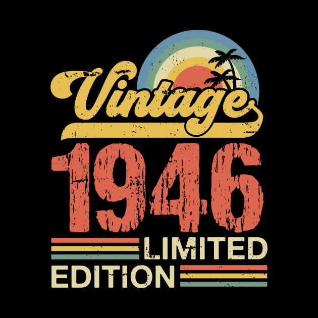 Retro vintage 1946 limited edition by Crafty Pirate 