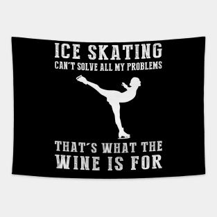 "Ice-Skating Can't Solve All My Problems, That's What the Beer's For!" Tapestry