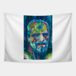 PHILIP K. DICK watercolor portrait .5 Tapestry