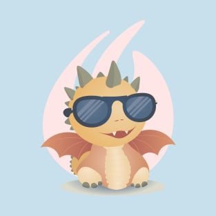 Baby Dragon with Sunglasses T-Shirt