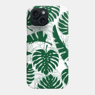 TROPICAL GREEN PALMS Phone Case